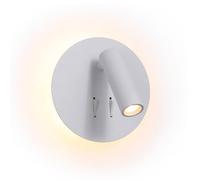 B·LED BARCELONA LED Applique murale pour lecture Quart - Double fonction - 3 W + 6 W
