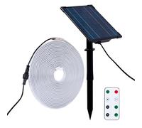 B·LED BARCELONA LED - Bande LED solaire extérieure avec télécommande 40 W - 10 mètres - IP65 - Disponible RVB et 2700 K