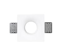B·LED BARCELONA LED - Downlight carré en plâtre MUR - Trimless - 1 x GU10