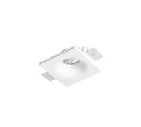B·LED BARCELONA LED - Downlight carré en plâtre - Trimless - 1 x GU10