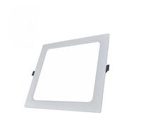 B·LED BARCELONA LED - Downlight LED encastrable carré 22 W Coupe 190 x 190 mm - Blanc chaud