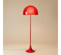 B·LED BARCELONA LED Lampadaire PALM JAUNE ST, 3 x E27 max 60W | Lampe moderne nordique vintage pour salon chambre bureau entrée coin lecture | Base stable et look élégant et contemporain, Rouge