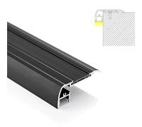 B·LED BARCELONA LED - Profil bande LED pour escaliers - 65 x 27,5 mm - 2 mètres