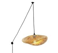 B·LED BARCELONA LED - Suspension en osier avec prise Vimet