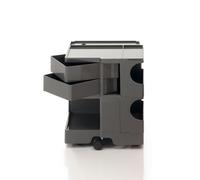 B-LINE conteneur à roulettes BOBY avec 2 tiroirs H 52,5 cm (Tornado grey - ABS)