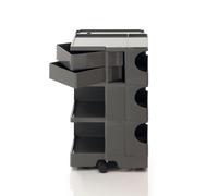 B-LINE conteneur à roulettes BOBY avec 2 tiroirs H 73,5 cm (Tornado grey - ABS)