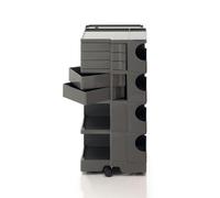B-LINE conteneur à roulettes BOBY avec 5 tiroirs H 94,5 cm (Tornado grey - ABS)