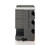 B-LINE conteneur à roulettes BOBY avec 6 tiroirs H 73,5 cm (Tornado grey - ABS)