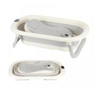 B.LIVEM Baignoire Bébé Pliable XXL Avec Transat De Bain Pour Bebe Thermomètre Intégré - baignoire Bebe Sur Pied