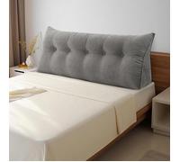 B.LIVEM Coussin de Lecture Triangulaire Oreiller pour Tête de lit pour Lire se Détendre Regarder la Télévision, 160x20x50cm