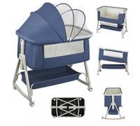 B.LIVEM Lit Cododo avec Matelas, co-Sleeping, Nouveau-né à 15 kg. Hauteur et Inclinaison Réglables, Fixation au lit des Parents