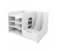 B.LIVEM Organisateur de Bureau Accessoires Rangement Corbeille Document Organiseur Boîte de Rangement Bureau Tiroir Bac Courrier