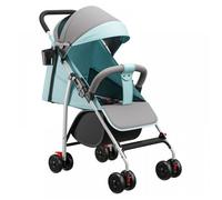 B.LIVEM Poussette Compacte 2 Modes Réglables Poussette Canne Jusqu'à 50 kg Poussette Bébé 0-4 ans Bleu clair