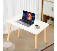 B.LIVEM Table Basse Scandinave,Tables Basses de Café, Chambre, Bureau, Café,Carré,60 * 40 * 32cm,Blanc