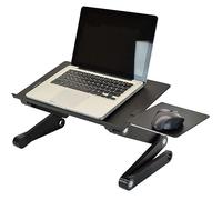 B.LIVEM - Table pour ordinateur portable - Support pour tablette - Pliable - Aluminium - Pour lits Canapés Tables