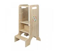 B.LIVEM Tour d'apprentissage Montessori, Tabouret de Cuisine, Tabouret de Sécurité, Marchepied pour Enfant, Tour d'activité