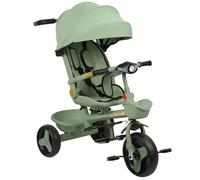 B.LIVEM Tricycle Bébé Évolutif, Draisienne, Trike Bebe, Velo Poussette Bebe Évolutif, Velo Enfant 5 Ans, De 9 Mois, Compact