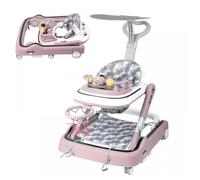 B.LIVEM Trotteur 3 en 1 Pliable, Réglable en Hauteur, avec Plateau Amovible et Aire de Jeux pour Bébés de 6 Mois et Plus