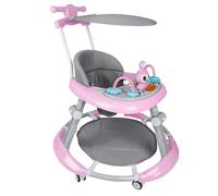 B.LIVEM Trotteur Bébé Fille Garçon 6-18 Mois - Trotteur avec Ensemble de Jeu et Tapis de Sol - avec 5 Positions Réglables