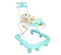 B.LIVEM Trotteur pour Bébé, Marcheur, 8 Roues, avec Dossier Haut, Pliable, Réglable en Hauteur, Poussette pour Bébé, Vert