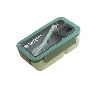 B Lot de 3 boîtes à déjeuner spacieuses avec couvercle hermétique et trous d'aération pour une excellente nourriture et fraîcheur