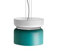 B.Lux Aspen S40 LED Pendelleuchte, blanc / turquoise