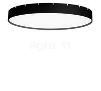 B.lux Castle Plafonnier LED noir - ø120 cm Ce luminaire comporte des modules à LED prémontés de classes énergétiques A A++, A+, A