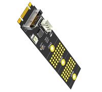 B+M Adaptateur disque SSD vers 2,5" 7 broches pour extension de stockage 2242 2260 2280