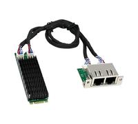B+M Keys Deux cartes Gigabit Plusieurs prises OS Play Installation pour des performances réseau stables Carte réseau PCIe