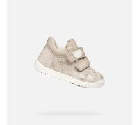 Geox B Macchia Girl A Baskets pour bébé Fille, Beige, 18 EU