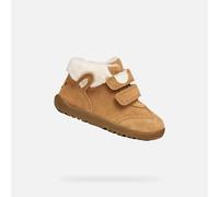 Geox Bébé Fille B Macchia Girl First Walker Shoe, Cognac, 21 EU