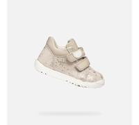 Geox Bébé Fille B Macchia Girl A Basket, Beige, 24 EU