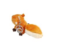 B Mignon éCureuil en Peluche PoupéE Pendentif DéCoration Porte-CléS Porte-CléS Sac à Dos Surdimensionné Queue éCureuil Cadeau D'Anniversaire
