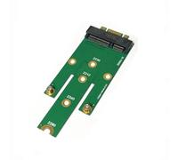 B+MKey vers MSATA Small PCIE PCIExpress SATA3.0 Solid Disk Converter Card For 2230/2242/2260/2280 Solid Disk Adapter Card