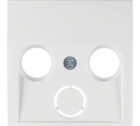 B.MODULE CARRÉ BLANC PLAQUE POUR PRISES TV-SAT 5312038989