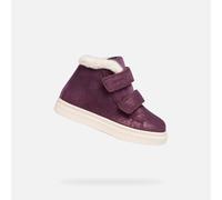 Geox Bébé Fille B Nashik Girl WPF Basket, Violet, 22 EU