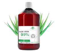 B.O.T cosmetic & wellness - Concentré d'Aloe Vera Biologique | 100% Naturel et Pur | Pressé à Froid | Idéal pour Soins de la Peau et Cheveux | Création de Cosmétiques Maison, 500 ml