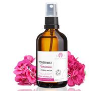 B.O.T Cosmetic & Wellness - Eau de Géranium Bio 100% Pure | Tonique Visage/Corps | Naturel Désodorisant | Traitement Peau Grasse, Cheveux - 500 ml