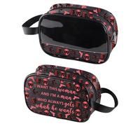 B-OOK Nerd Trousse à maquillage transparente Livre épicé Livre inspiré du livre Édition limitée, Il veut un sac