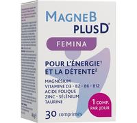 B+ Pharma MagneBplusD Femina Complément Alimentaire 30 Comprimés