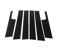 b poteau Montant garniture Compatible Avec Jeep Pour Compass 2007 2008 2009 2010 2011 2012 2013 2014 6 Pièces Couvercle Pilier Fenêtre Poteaux Polis Autocollant Extérieur Voiture