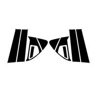 b poteau Montant garniture Compatible Avec Nissan Pour Juke 2011-2017, 10 Pièces Garnitures Pilier Porte Fenêtre Voiture Couverture Colonne BC Autocollants Extérieurs Décalcomanies Noir