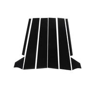 b poteau Montant garniture Compatible Avec Nissan Pour Sentra 2020 2021 2022 8 Pièces Garnitures Pilier Fenêtre Porte Voiture Polies Accessoires Extérieurs Automobiles