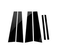 b poteau Montant garniture Compatible Avec Skoda Pour Fabia 2007-2012 2013 2014 6 Pièces Poteaux Pilier Polis Moulures Fenêtre Garnitures Couverture Autocollants Décoration Style