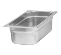 B.PRO Récipients GN 1/3 Acier inoxydable 18/10, Profondeur : 100 mm, Contenu : 3,80 litres