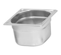 B.PRO Récipients GN 1/6 Acier inoxydable 18/10, Profondeur : 100 mm, Contenu : 1,60 litres