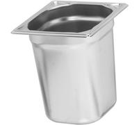 B.PRO Récipients GN 1/6 Acier inoxydable 18/10, Profondeur : 200 mm, Contenu : 3,00 litres