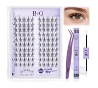 B&Q Clusters Kit d'extension de cils tournesol avec bande invisible (LRTZ-Sunflower)