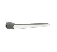 Poignée seule pour plaque - porte de 58 à 68 mm - alu argent VACHETTE