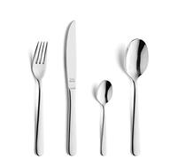 B&R HAVANNA set de couverts 6 personnes, 24 pièces, acier inoxydable 18/10 & acier à lame 13/0, lavable au lave-vaisselle, Avec fourchette, set de couverts 6 personnes, lavable au lave-vaisselle